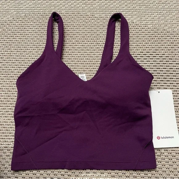 Lululemon Align Tank Top Sz 4 In Dramatic Magenta NWT - Picture 4 of 8